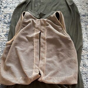 Tenth House Beige Mesh Tank Top